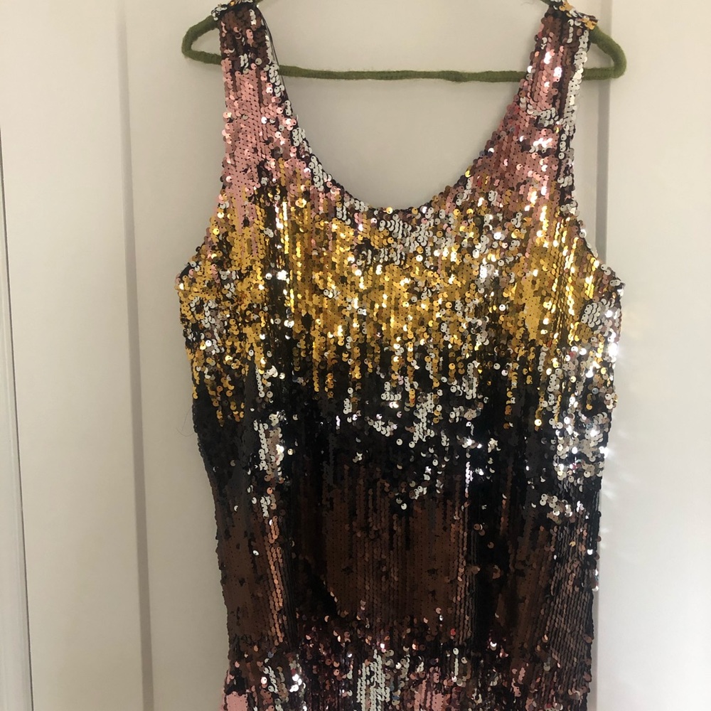 Sequin Sleeveless by Zara NWT